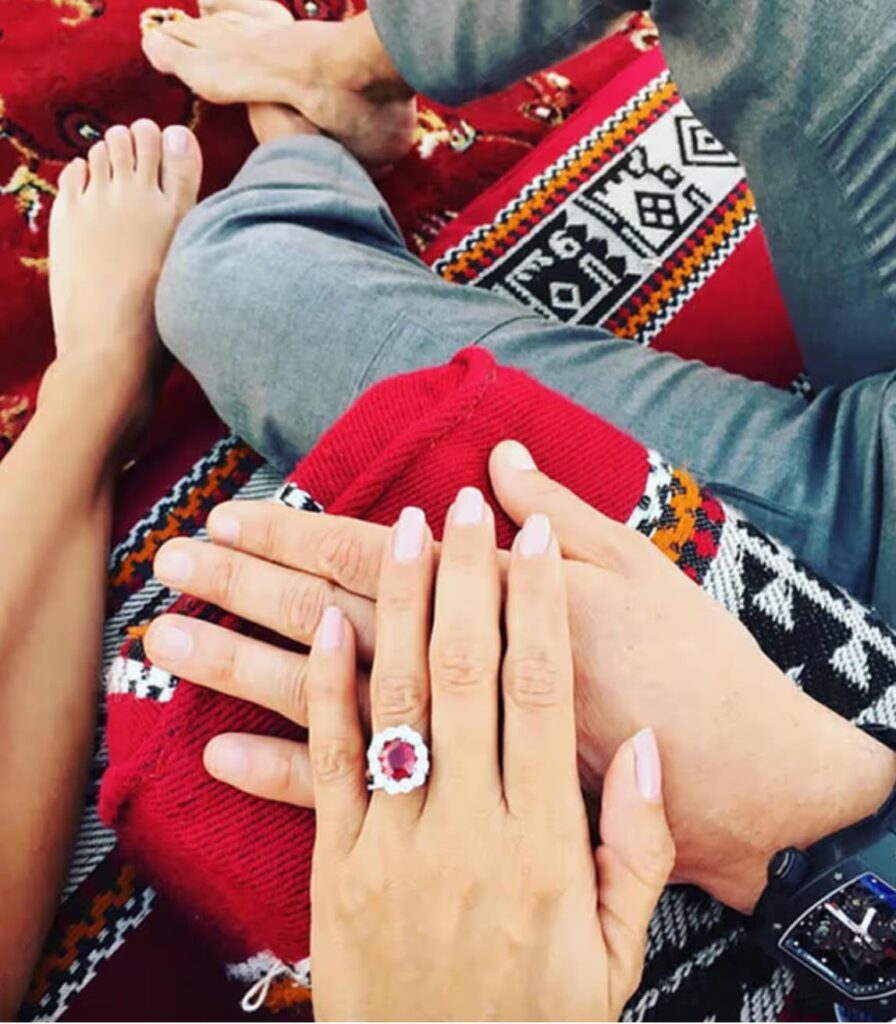 anillo de compromiso de Eva Longoria