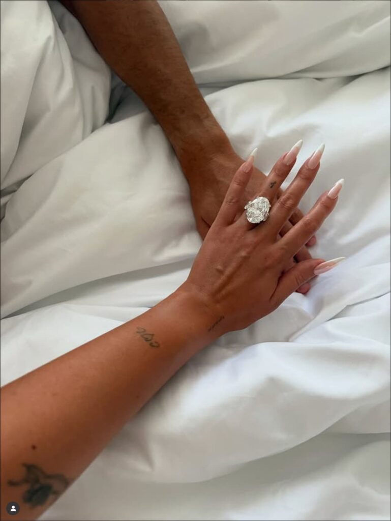 anillo de compromiso de Georgina Rodríguez