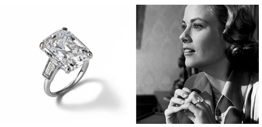 Anillo de compromiso de Grace Kelly