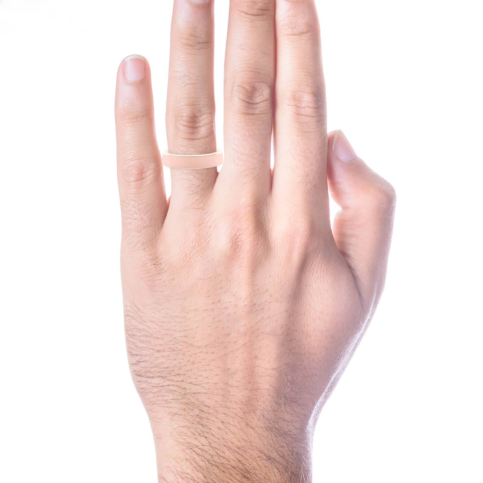 Men's Wedding rings pink gold | Unique