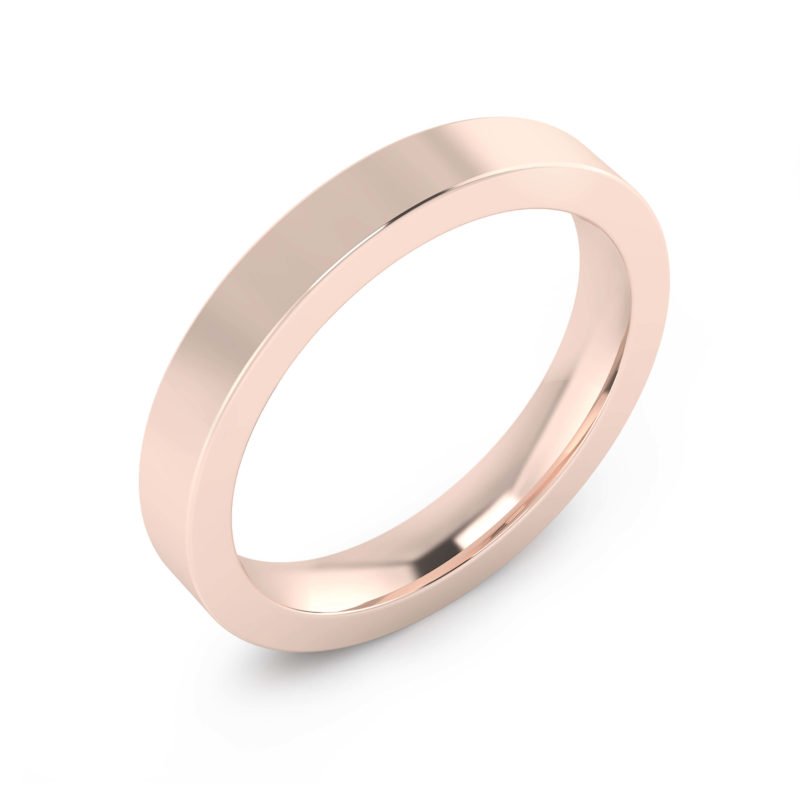 anillos de matrimonio oro rosa para hombre