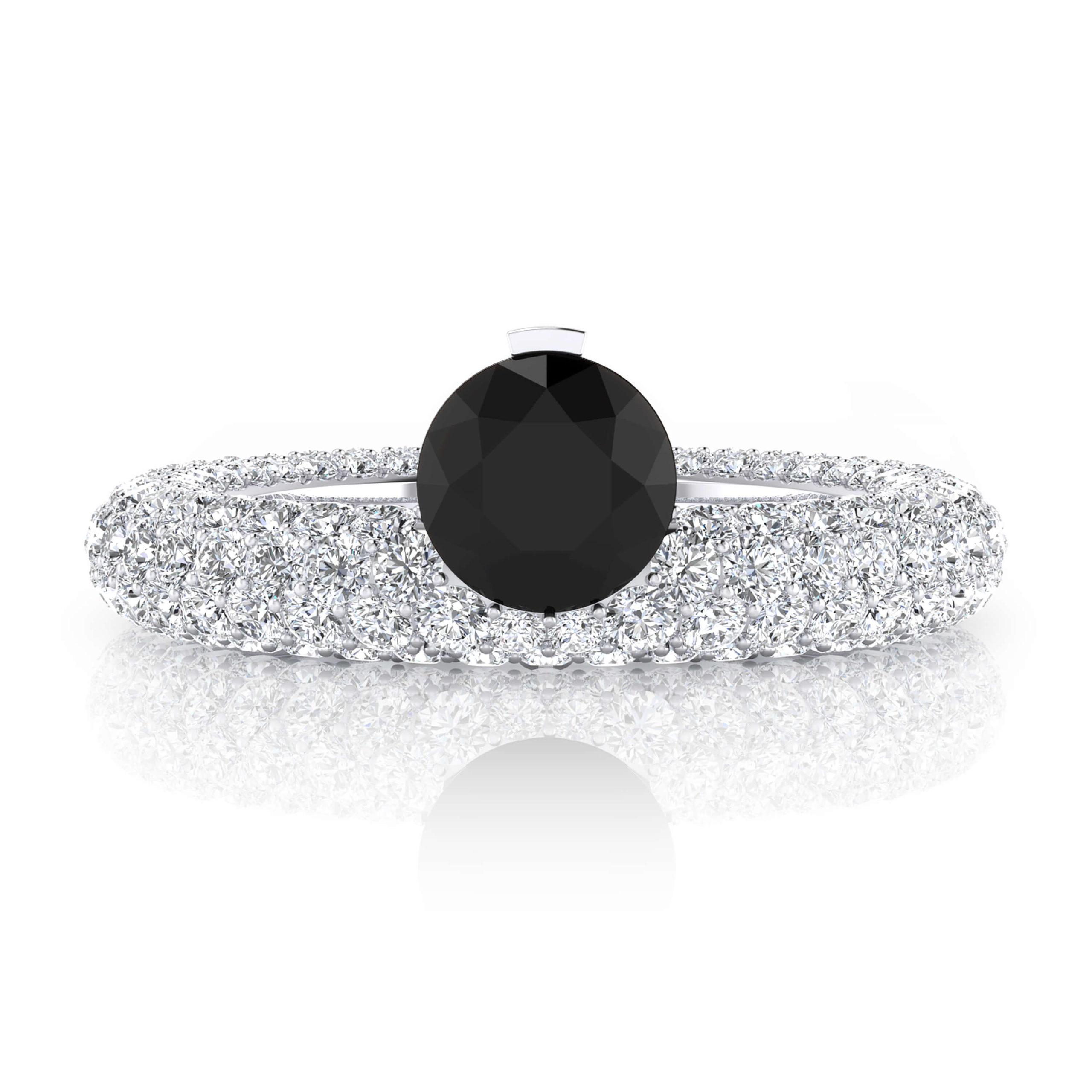 comprar anillos con diamantes negros y blancos anillos con diamantes negros