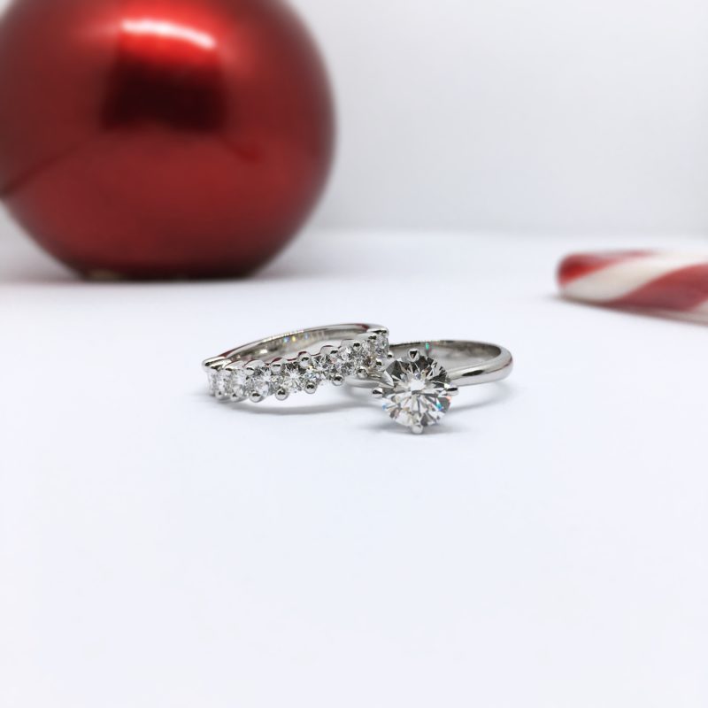 anillos de compromiso navidad