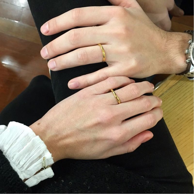 elección de las alianzas de boda