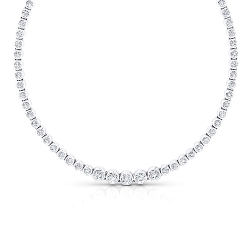 collar rivire de diamantes