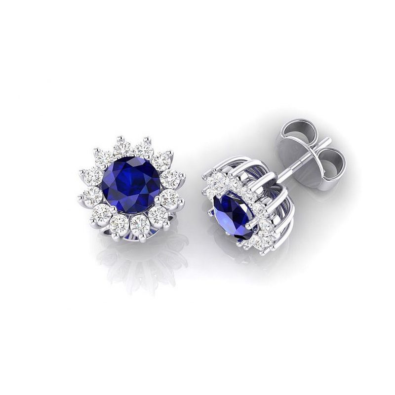 pendientes con piedras preciosas