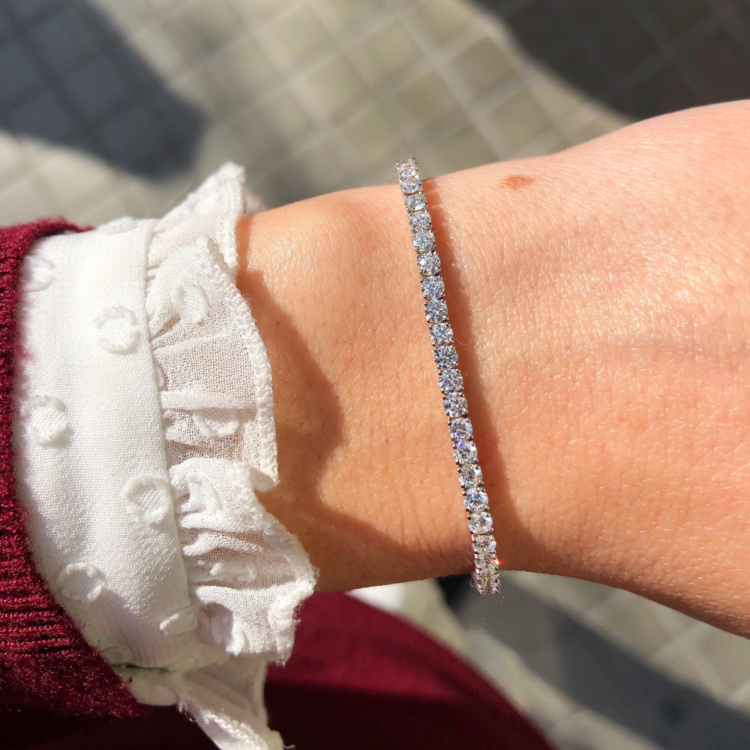 pulseras de brillantes