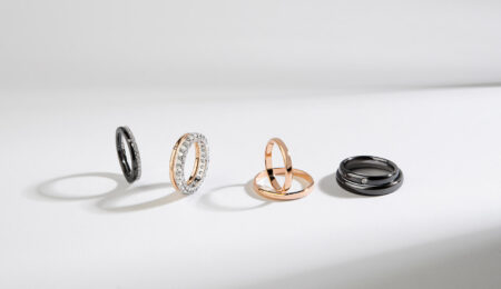 alianzas de boda de diferentes estilos realizadas en oro